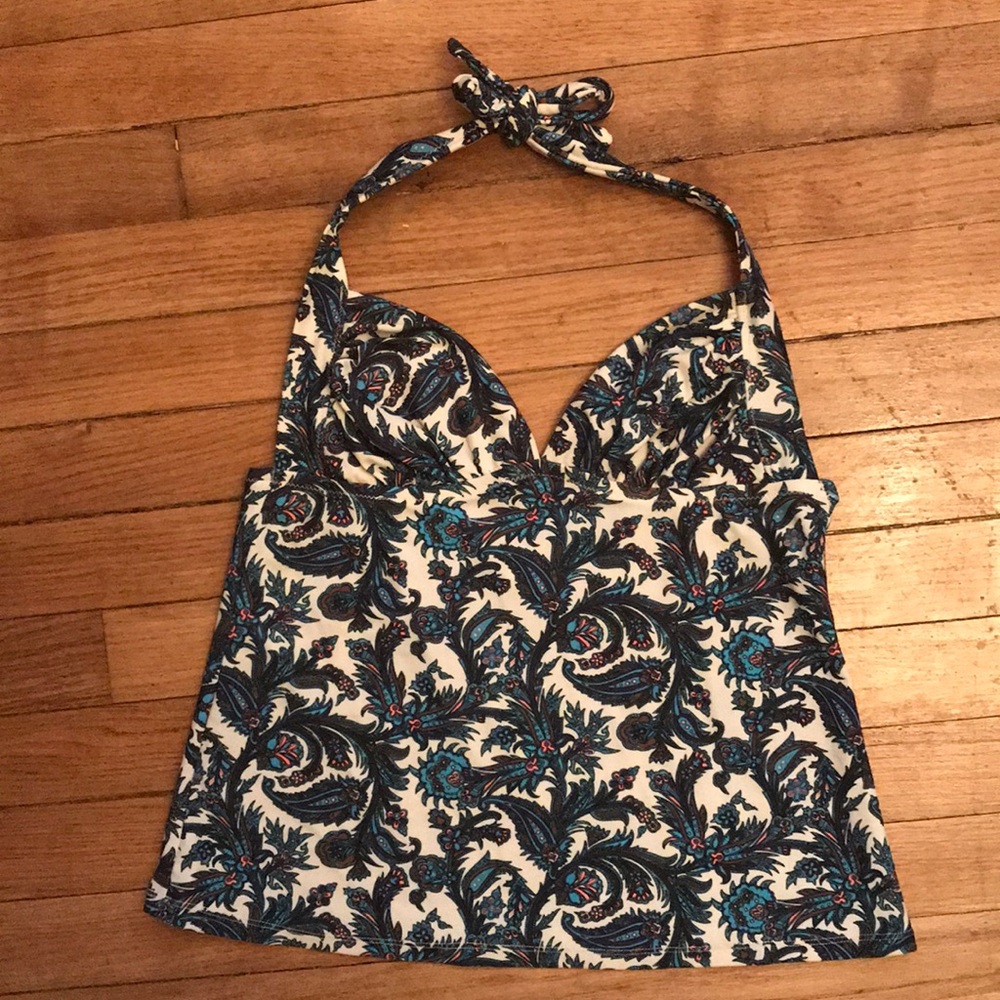 J. Crew halter tankini top
